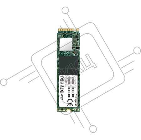Твердотельный диск 128GB Transcend MTE110S, 3D TLC NAND, M.2 2280,PCIe Gen3x4, DRAM-less