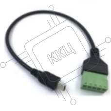 Кабель со сборным  разъемом mini USB папа