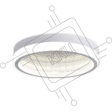 Светильник Ambrella light FA9431 WH белый 90W D500*90 (ПДУ РАДИО 2.4)