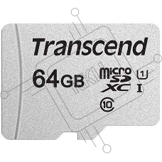 Флеш карта microSD 64GB Transcend microSDXC Class 10 UHS-I U1, (без адаптера), TLC