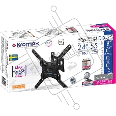 Кронштейн для LED/LCD телевизоров Kromax DIX-25 черный