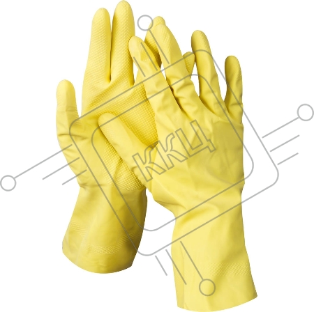 Перчатки DEXX 11201-L  латексные х/б напыление рифлёные l