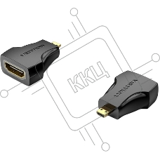 Адаптер-переходник Vention HDMI 19F/micro HDMI 19M