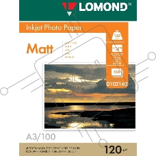 Фотобумага LOMOND Односторонняя Матовая/Матовая A3/120/100л.  