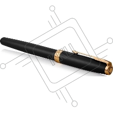 Ручка перьевая Parker Sonnet Core F528 (CW1931516) Matte Black GT F сталь нержавеющая подар.кор.