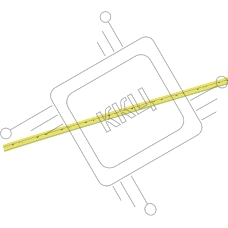 Трубка термоусадочная ТТУ 16/8 желт./зел. 1м IEK UDRS-D16-1-K52