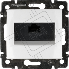Компьютерная розеткаLegrand Valena 774230 , белая RJ45 5 кат UTP