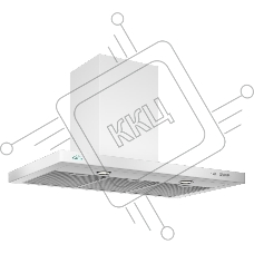 Вытяжка Elikor KVADRA 90P-650-K3D белый