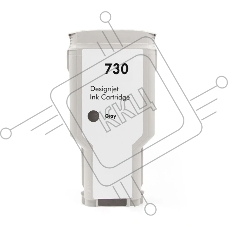Струйный картридж NVPrint 730 (NV-P2V72A) Gray для HP DesignJet T1700, T1600, T2600 (300 мл)