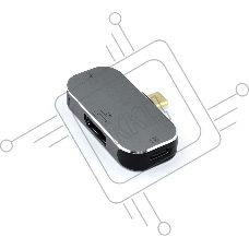Адаптер Type C на Display Port + Type C + PD