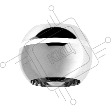 Корпус светильника C1104 PSL серебро полированное D100*H80mm MR16 GU5.3 LED 3W 4200K