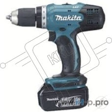 Дрель-шуруповерт Makita DHP453RFE, 18 В, 3 Ач, 42 Нм, щеточный