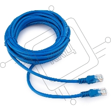 Патч-корд медный UTP Cablexpert PP10-5M/B кат.5, 5м, литой, многожильный (синий)