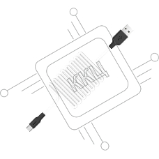 Кабель HOCO USB X21 Silicone, USB - Type-C, 2А, 1 м, белый