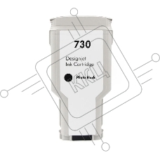 Струйный картридж NVPrint 730 (NV-P2V73A) Photo Black для HP DesignJet T1700, T1600, T2600 (300 мл)