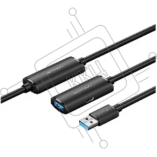 Активный кабель-удлинитель Vention USB 3.0 AM/AF с усилителем - 5м Черный