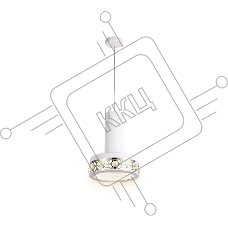 Светильник Ambrella light FA9488 WH/CH белый/хром 4200K 18W D200*590 (без ПДУ)