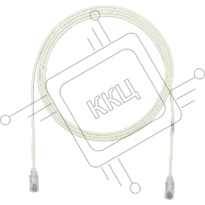 Патч-корд Panduit UTP28SP1M вилка RJ-45-вилка RJ-45 кат.6 1м белый LSZH