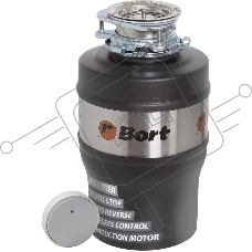 Измельчитель пищевых отходов Bort Alligator Max, 560 Вт., объём 1 600 мл., ПДУ
