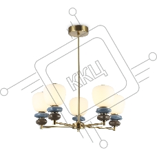 Люстра Ambrella light LH53164/5 SB/WH бронза/белый 40W 3000K D650*900