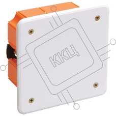 Коробка распаячная CП 92х92х45 IP20 КМ41022 для полых стен (с саморезами пластиковые лапки с крышкой) ИЭК UKG11-092-092-045-P