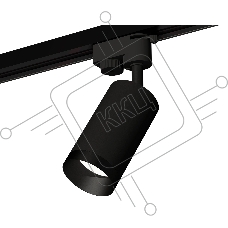 Светильник Ambrella light XT6323061 SBK/PBK черный песок/черный полированный MR16 GU5.3 (A2521, C6323, N6131)