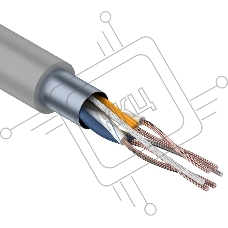 Кабель витая пара REXANT FTP 2PR 24AWG, CAT5e STRANDED (бухта 305 м)