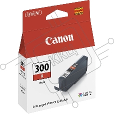 Картридж струйный Canon PFI-300 R EUR/OCN красный (920 стр.) для Canon imagePROGRAF PRO-300