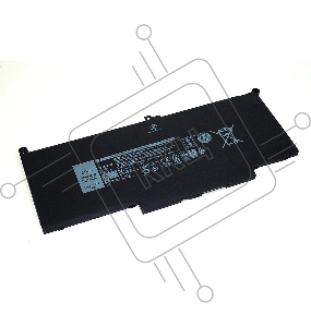 Аккумуляторная батарея для ноутбука Dell Latitude 13 7390 (2x39g) 7.6V 7500mAh черная
