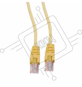 Патч-корд UTP Cablexpert кат.5e, 3м, литой, многожильный (желтый)