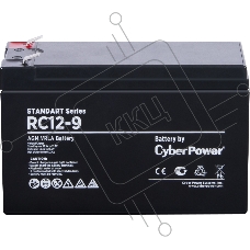 Батарея SS CyberPower RC 12-9 / 12 В 9 Ач Battery CyberPower Standart series RC 12-9 / 12V 9 Ah