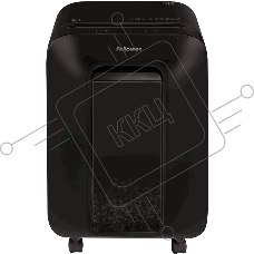 Шредер Fellowes PowerShred LX200 черный (секр.P-4)/перекрестный/12лист./22лтр./скрепки/скобы/пл.карты