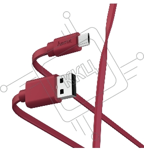 Кабель Hama 00187227 microUSB (m) USB A(m) 1м красный
