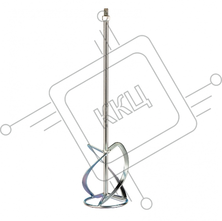 Насадка для миксера, для тяжелых растворов,140 х 590 мм, оцинкованная,хвостовик резьба М14// Сибртех