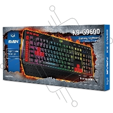 Игровая клавиатура SVEN KB-G9600 (USB, 120 кл, ПО, RGB-подсветка)