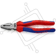 Пассатижи силовые KNIPEX 0202200  200мм с двухцветными многокомпонентными чехлами