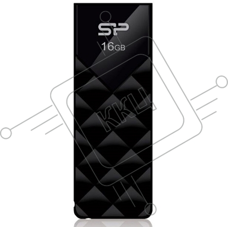 Флеш Диск Silicon Power 16Gb Ultima U03 SP016GBUF2U03V1K USB2.0 черный