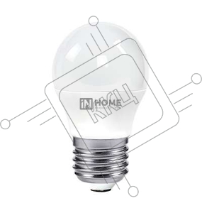 Лампа светодиодная LED-ШАР-VC 8Вт 230В E27 4000К 720лм IN HOME 4690612020570