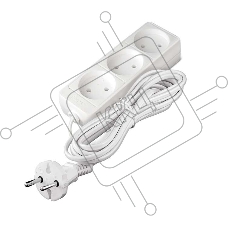 Удлинитель 3х5м без заземл. 10А IP20 2.2кВт Союз 481S-1305