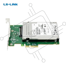 Переходник Lr-Link LRNV9411U3 PPCIe x4 U.3 NVMe SSD Adapter, Support:1* U.3 NVMe SSD