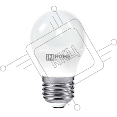Лампа светодиодная LED-ШАР-VC 11Вт 230В E27 3000К 990лм IN HOME 4690612020600