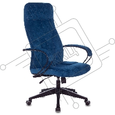 Кресло руководителя Бюрократ CH-608Fabric темно-синий Velvet 29 крестовина пластик Кресло руководителя Бюрократ CH-608Fabric темно-синий Velvet 29 крестовина пластик