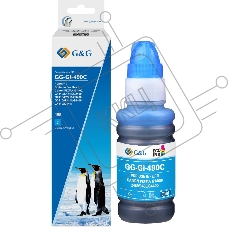 Чернила G&G GG-GI-490C GI-490 голубой 70мл для Canon Pixma G1400/G2400/G3400/G4400
