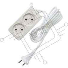 Удлинитель 2х7м без заземл. 10А IP20 2.2кВт Союз 481S-1207