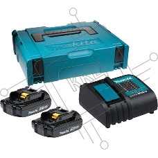 Набор Makita 2 шт BL1815N аккумулятор + 1 шт DC18SD зарядное устройсво + кейс 197143-8