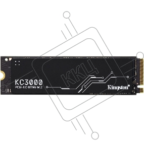 Накопитель SSD Kingston 1Tb KC3000 M.2 Series <SKC3000S/1024G> (PCI-E 4.0 x4, up to 7000/6000Mbs, 1000000 IOPS, 3D TLC, NVMe, 800TBW, Phison E18, 22х80mm, LP graphen heatsink)