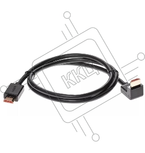 Кабель HDMI---HDMI ver 2.0 угловой коннектор 90град  1м,Telecom <TCG225-1M>