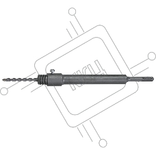 Сверло MATRIX Центрирующее для коронок, хвостовик M22x250 мм, SDS PLUS 70338
