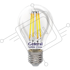 Филаментная светодиодная лампа General GLDEN-A60S-DEM-13-230-E27-4500 1/10/100