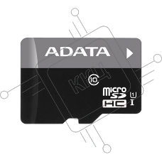 Флеш карта microSDHC 32GB ADATA  UHS-1 CL10 (AUSDH32GUICL10-RA1) + SD adaptor